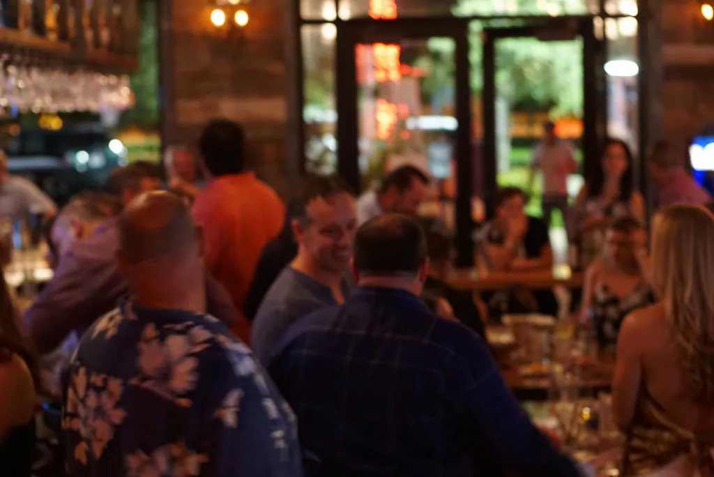 Interior of Mia Kitchen & Bar with Guests